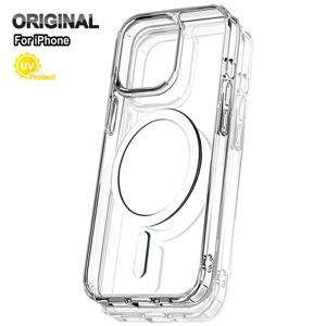 자기 매력 지우기 원래 케이스 아이폰 16 15 14 13 12 미니 17 Air 11 프로 맥스 7 8 플러스 X Xs Xr Se 2020 Magsafe 자석 커버