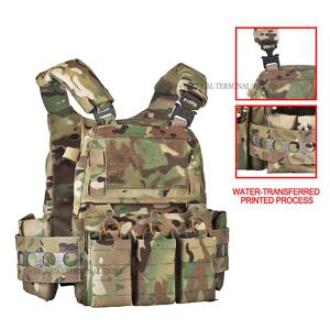 Ferro V5 FCPC 전술 플레이트 캐리어 퀵 릴리스 휴대용 방탄복 Molle Airsoft Hunting Vest with 556 트리플 매거진 파우치