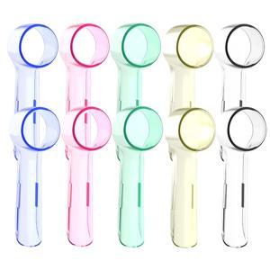 브라운 오랄 B 전동 칫솔과 호환되는 칫솔 방진 커버 캡 라운드 교체 브러시 헤드 시리즈 보호대