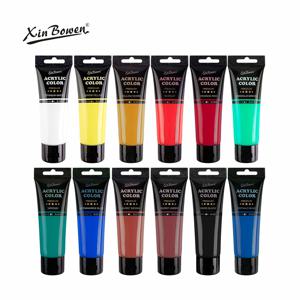 75ml 아크릴 페인트, 벽 예술, 학생 DIY, 그래피티 신발, 방수, 자외선 차단, 섬유 페인팅 재료