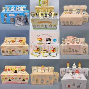 모후산드 상어 고양이 블라인드 박스 코스비 토끼 빵 튀김새우 액션 피규어 장난감 데스크탑 장식 생일 선물