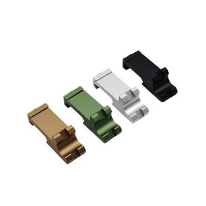 45도 각도 오프셋 사이드 어댑터 RTS 20mm 피카티니 레일 플래시라이트 액세서리