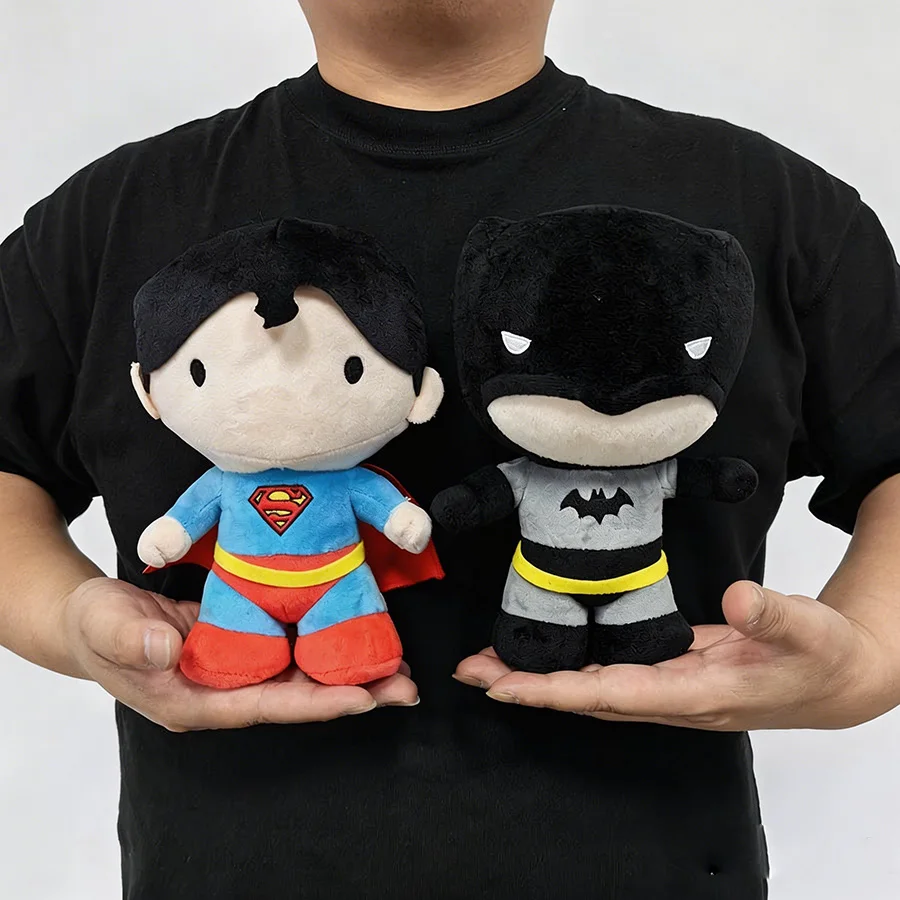 클래식 영웅 봉제 인형 20cm 배트맨 슈퍼맨 DC 코믹스 저스티스 리그 어린이를위한 부드러운 인형 장난감 크리스마스 할로윈 선물