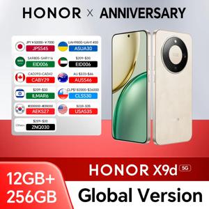 글로벌 버전 HONOR X9d 12GB+256GB 6.79인치 120Hz AMOLED 스크린 108MP 메인 카메라 8300mAh 66W 슈퍼차지 듀얼 SIM 안드로이드 15