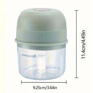 전기 마늘 분쇄기 1개, 260ml 양파 다지기, 1버튼 시작 고기 분쇄기, 주방 음식 야채 믹서