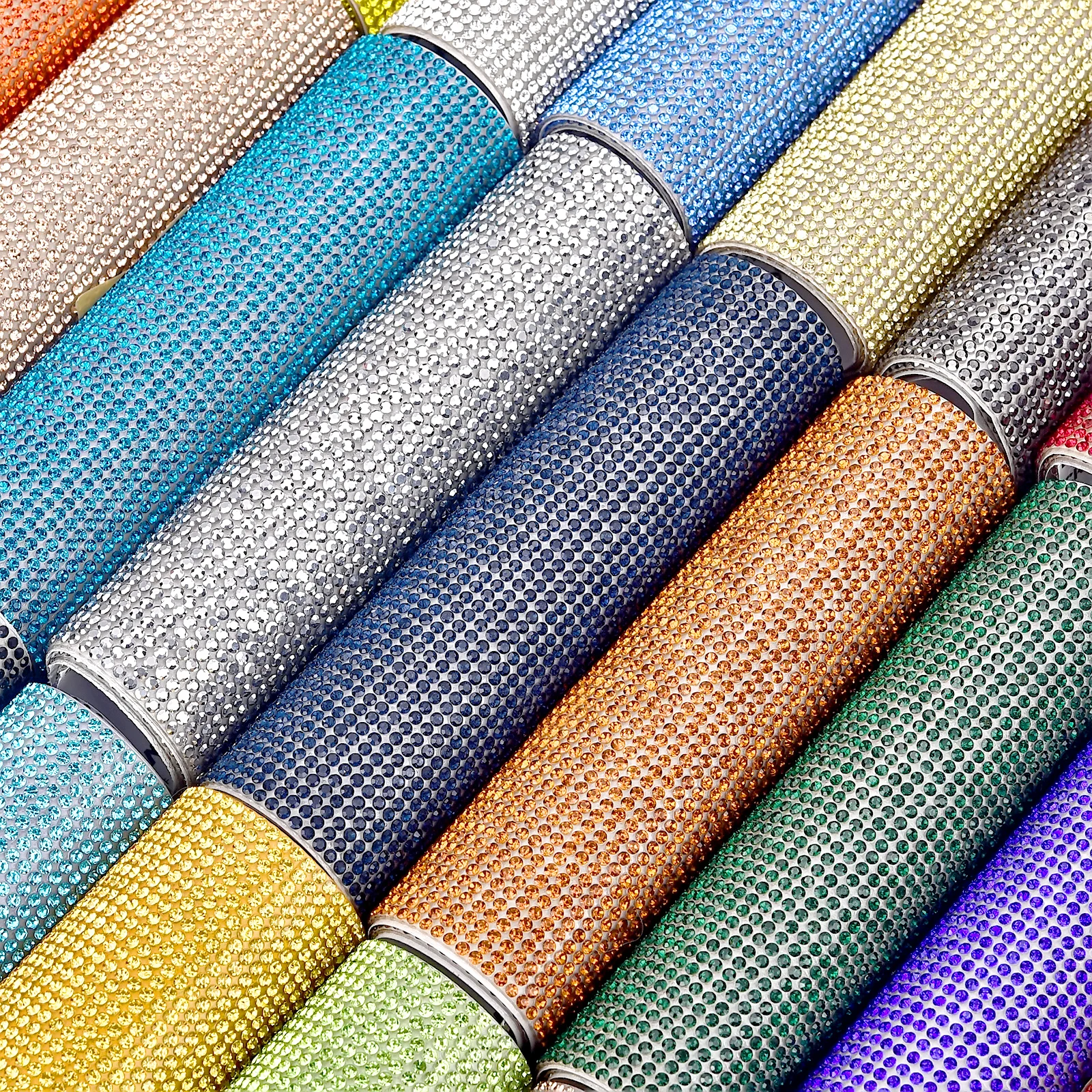 자기 접착 크리스탈 라인스톤 스티커 반짝이는 유리 라인스톤 리본 스티커 예술/공예 DIY 이벤트 자동차 전화 신발 장식용