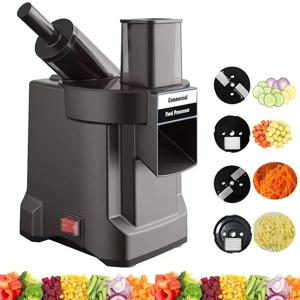 220V 야채 다지기 다기능 전기 절단기 당근 감자 커터 슬라이스 채썰기 다진 음식 가공기