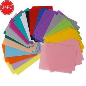 24/48 다색 카드 분리판 보드 게임 액세서리 휴대용 보드 게임 카드, 다양한 카드 분류에 사용