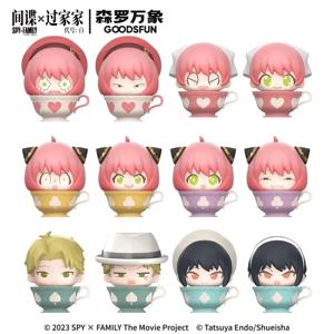 스파이 X 패밀리 티타임 안야 로이드 요르 코지 애프터눈 게더링 모에그레인 블라인드 백 선물 장난감 모델 애니메이션 피규어 수집용 장식품