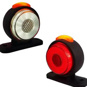 1개 사이드 LED 마커 라이트 트레일러 트럭 로리 캠퍼 윤곽등 12-24v 사이드 라이트 트럭 LED 인디케이터 신호등