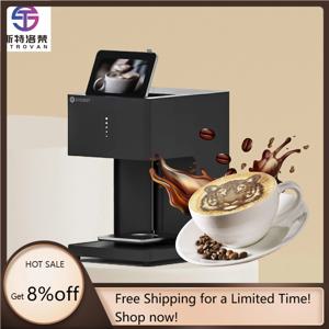 STLF JW 지능형 자동 커피 아트 라벨 프린터-고해상도 식용 잉크 XP600 맞춤 사진 로고 라떼 카푸치노용