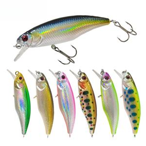 1개 낚시 미끼 52mm 4.5g 천천히 가라앉는 소형 낚시 도구 소매 품질 낚시 미끼 크랭크 다이브 스윔베이트 전문가용