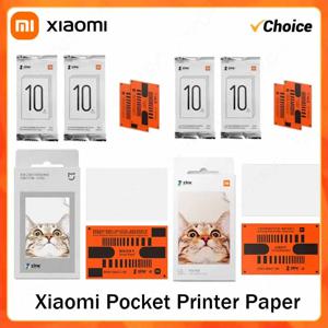 Xiaomi Mijia ZINK 포켓 프린터 자체 접착 사진 인쇄 용지 10/50/100매 Xiaomi 3인치 미니 포켓 사진 프린터용