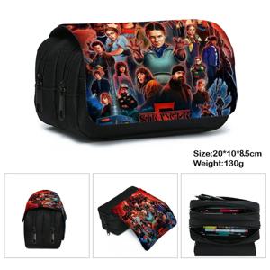 StrangerThings 5 주변기기 필통, 남성, 여성 및 학생용 대용량 문구 정리함 펜 가방