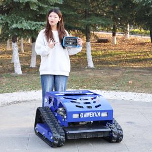 맞춤형 가정용 소형 미니 로봇 잔디 깎이 AWY-550 자주식 원격 제어 스마트 플레일 모어