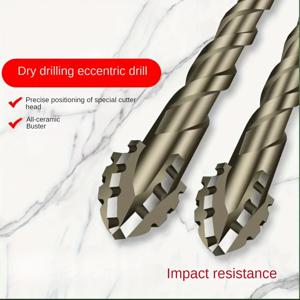 세라믹, 유리, 대리석, 콘크리트 및 스테인레스 스틸용 카바이드 드릴 비트 세트, 내구성 절단 도구, 4 플루트