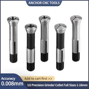 U2 고정밀 콜릿 척 스프링 클립, 드릴 비트 연삭기용 범용 스핀들 테이퍼 클램프