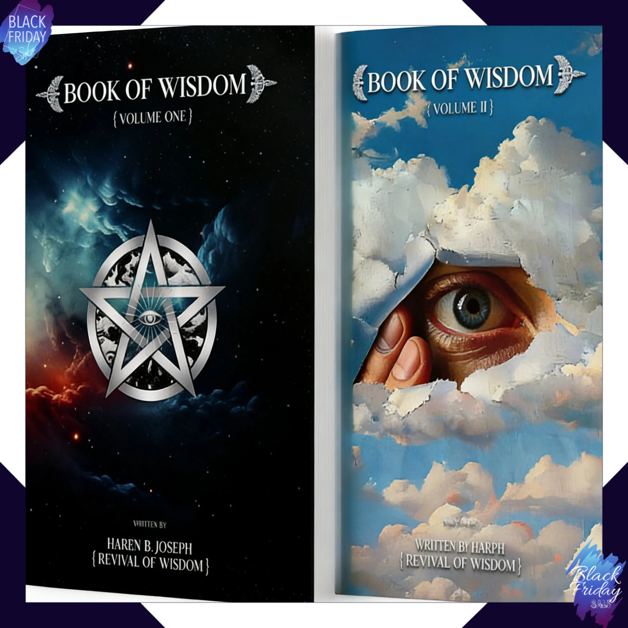 2026 지혜의 책 테마 노트북 (지혜의 눈 커버 포함, 자기 성찰 및 철학 학습용)