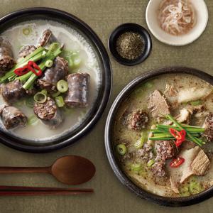 솔로식당 순대국 450g X 3팩 + 순대국 순대만 450g X 1팩