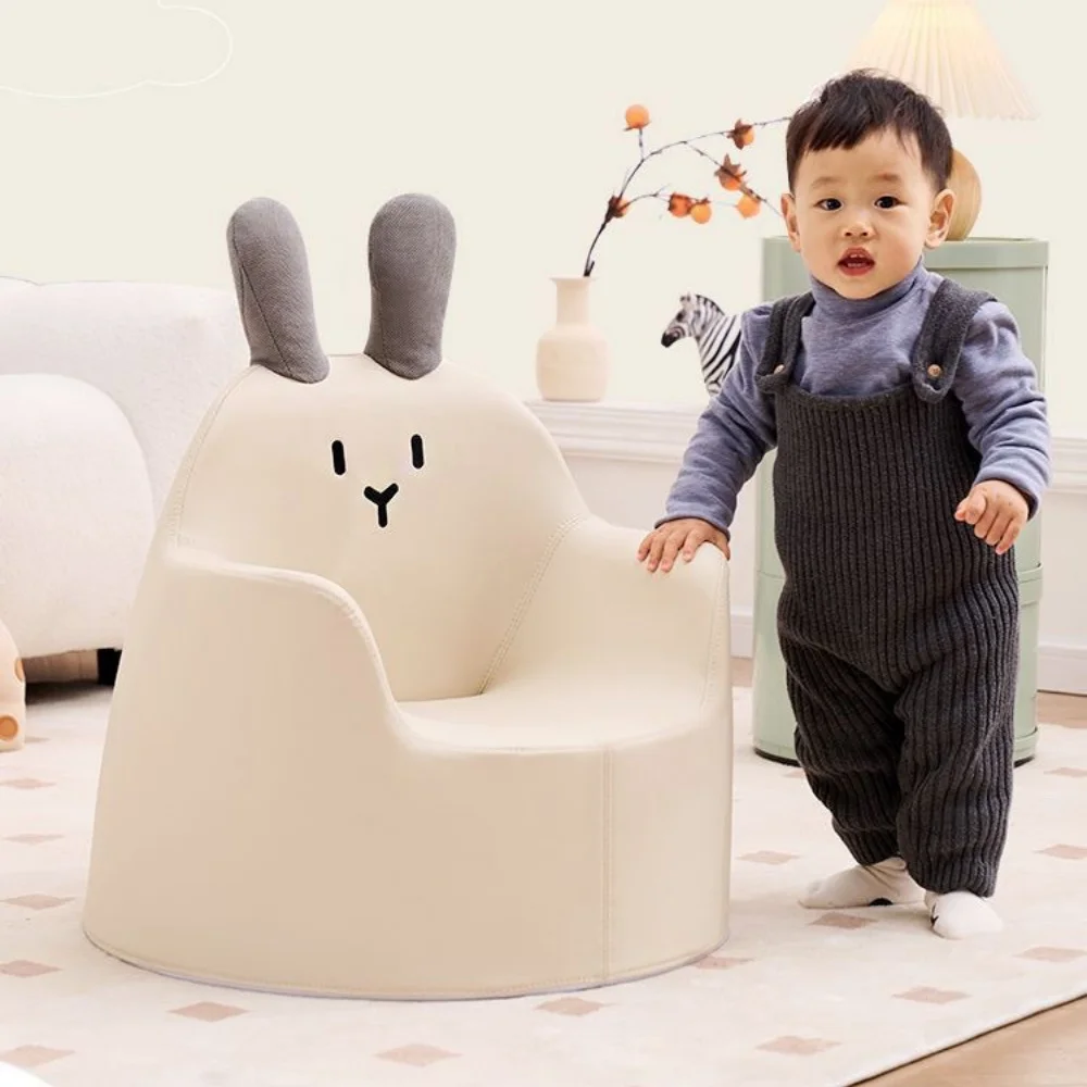 어린이 소파 만화 쿠션 휴대용 싱글 의자 PU 다기능 좌석 앉는 자세 연습 어린이 의자