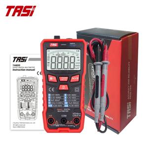 LED 표시등 TASI TA801D 전문가용 스마트 디지털 멀티미터 자동 범위 조정 True RMS 600V 지능형 화상 방지 자동 차단 기능