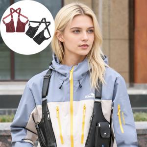 아웃도어 스포츠 조끼 스타일 가슴 가방 가죽 숄더 스트랩 크로스바디 슬링백 캐주얼 언더암 웨이스트 팩