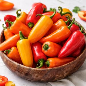 솜사탕 아이스크림 맛 달콤하고 아삭한 스테비아 미니 파프리카