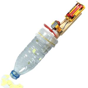 Diy 창의력 진공 청소기 과학 실험 장난감 어린이 수제 자체 제작 재료 기술 작은 발명품