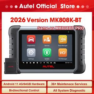 Autel MaxiCOM MK808KBT PRO 진단 도구 MK808KBT OBD2 스캐너 코드 리더 모든 시스템 MK808BT PRO와 동일