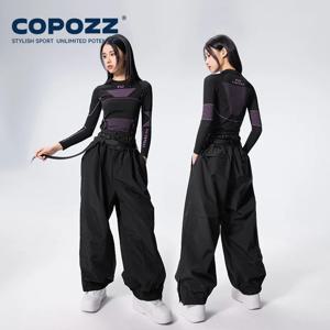 COPOZZ Thicken 겨울 스키 바지 남성 따뜻한 눈 바지 겨울 스키 스노우 보드 바지 방풍 방수 야외 스노우 바지
