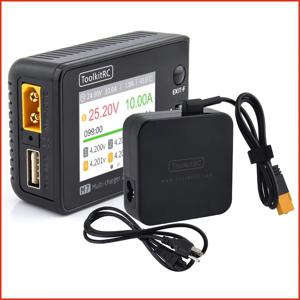 ToolkitRC M7 200W DC 밸런스 충전기/방전기 ADP100 100W 어댑터(EU/US) 1-6S Lipo LiHV LiFe Lion RC 배터리용