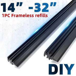 자동차 와이퍼 고무 스트립 필링 스트립 6mm 프레임리스 와이퍼 자동차 액세서리에 적합 14 