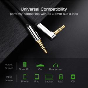 차량용 헤드폰 오디오용 3.5mm 오디오 케이블, JBL 헤드폰용 3.5mm 잭 스피커, 삼성 샤오미 AUX 케이블
