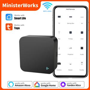 투야 WiFi IR 리모컨 에어컨 TV 스마트홈 블래스터 적외선 범용 알렉사 구글 홈 리모컨