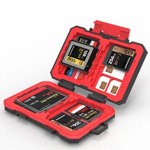 Desional E8 CFexpress B 스토리지 카드 케이스 SD 전화 TF 카드 케이스 방수 및 안티 드롭 메모리 카드 보관함