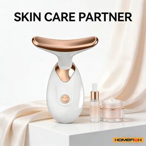 EMS 미세전류 페이스 리프팅 마사지기, 즉각적인 탄력 및 주름 개선 효과, 이온 부스트 기능 탑재, 휴대용 장치로 입골라인 정리