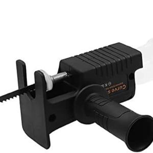 전기 드릴 수정된 전기 톱 휴대용 왕복 톱 곡선 톱 변환기(톱날 3개 포함)