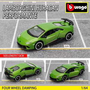 Bbugo LAMBORGHINI HURACAN PERFORMANTE 자동차 모델 컬렉션 소년을위한 어린이 선물 장난감 페라리 벤츠 폭스 바겐