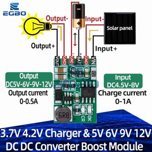 1~5PCS 3.7V 4.2V 충전기 5V 6V 9V 12V 방전기 보드 DC-DC 부스트 컨버터 충전기 방전기 보드 태양광 모바일 전원 DIY용
