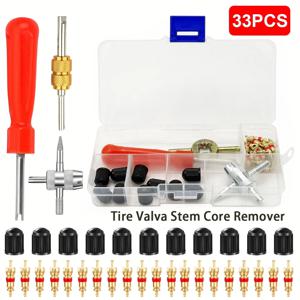 자동차 자전거 슬롯 핸들 타이어 밸브 스템 코어 리무버 스크루 드라이버 타이어 수리 설치 도구 키트 자동 오토바이 액세서리