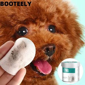 새로운 애완 동물 눈 물티슈 고양이와 개 눈물표 물티슈 고양이와 개 유니버설 자극 없음 청소 제품 130 통조림 물티슈