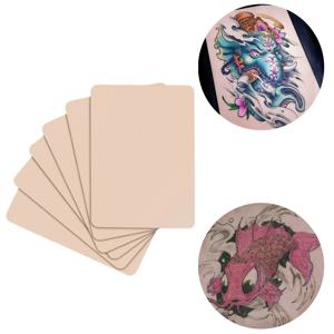 30/20/10/5개 실리콘 포세이돈 타투 연습용 피부 전문 더블 페이크 타투 스킨 영구 메이크업 타투 초보자용