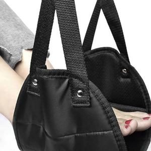 조절 가능한 스트랩이 있는 홈피쉬 비행기 발 받침대, 휴대용 해먹 다리 받침대, 완벽한 여행용품