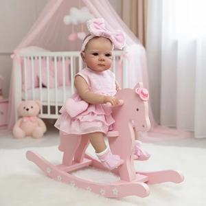 조요라 48CM 비닐 리얼리스틱 여자 아기 인형 실물 같은 리버스돌 3D 페인팅 피부 고품질 아기 아트 인형 생일 선물 장난감