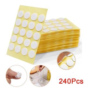 240PCS 촛불 심지 스티커 내열성 양면 스티커는 뜨거운 왁스 심지 스티커에 꾸준히 부착됩니다.