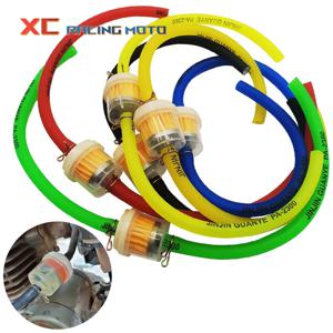 스쿠터 오토바이 오토바이 스쿠터 먼지 자전거 범용 6mm ATV 연료 필터 오토바이 가솔린 가스 연료 가솔린 오일 필터