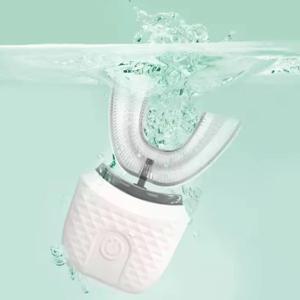 휴대용 구강 관리 U자형 전동 칫솔, 360 도 U자형 자동 전동 칫솔, 인기 판매