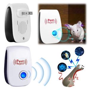 6Pcs 초음파 해충 Repeller 곤충 버그 Repeller 장거리 해충 및 곤충 억제 홈 오피스 호텔에 대한 다기능