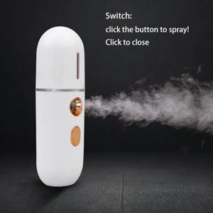 미니 휴대용 가습기 나노 미스터 페이셜 스티머 장치 뷰티 스프레이 수화 장치 콜드 스프레이 장치 충전식