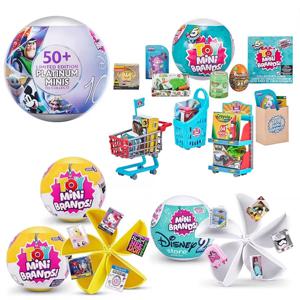 5 서프라이즈 볼 미니 브랜드 슈퍼마켓 쇼핑 장면 미니어처 Gashpon 캡슐 장난감 인형 컬렉션 어린이 생일 선물